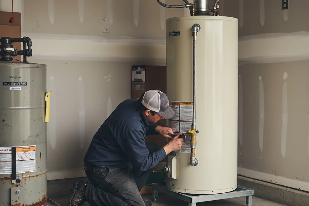 Water heater and shutoff valve replacement in Terre Hill